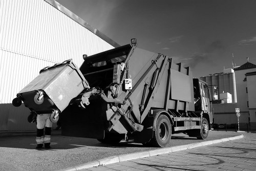 Site clearance machinery operating in Bayswater