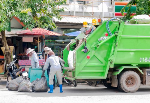 Types of construction waste materials on site