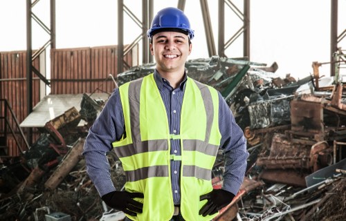 Hazardous waste collection services in action